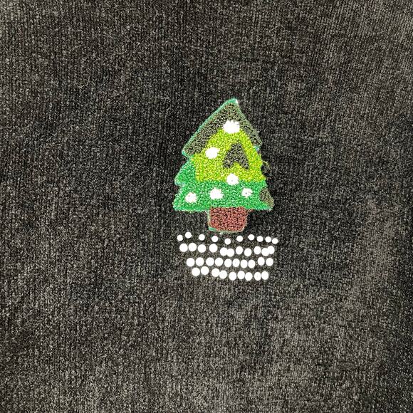 Not So Ugly Christmas Sweater Dog Lover Tree Medium Lisa International Vintage - Picture 10 of 10